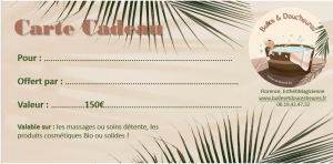 Carte cadeau 150€