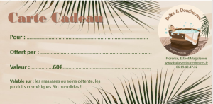 Carte cadeau 60€