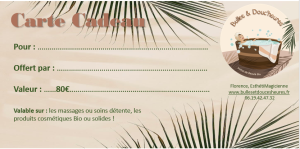 Carte cadeau 80€