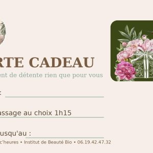 Massage au choix 1h15